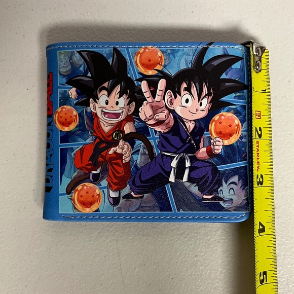 Dragonball Z Goku Super Saiyan Pleather Wallet  Anime 90s Money Holder - Picture 4 of 5
